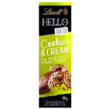 Lindt Hello Tafel Cookies & Crunch 100g-4000539221804