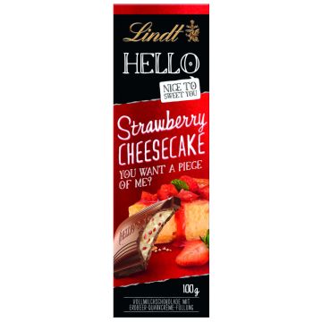 Lindt Hello Tafel Stawbrry Cheesecake 100g-4000539221903