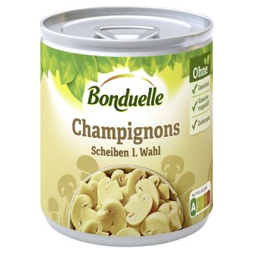 Bonduelle Champignons Scheiben 1. Wahl 212ml / 195g-3083680019880