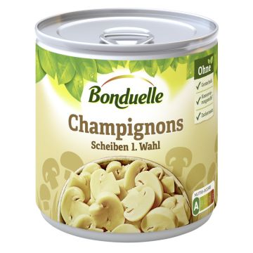 Bonduelle Champignons in Scheiben 1. Wahl 390g-3083680019873