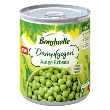 Bonduelle Junge Erbsen Dampfgegart 850ml /  610G-3083681130751