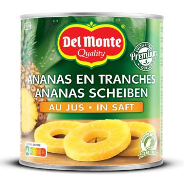 Del Monte Ananas, Scheiben, in Saft, 565g-24000011859