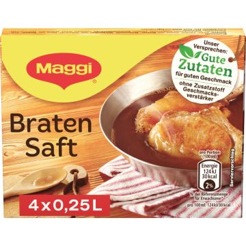 MAGGI Bratensaft 4er, ergibt 1L-4005500021629