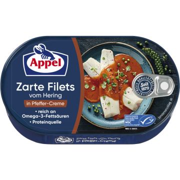 Appel MSC Heringsfilets Pfeffer-Creme 200g-4020500922097