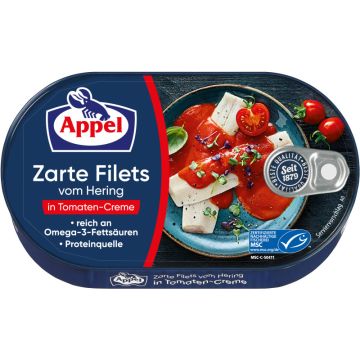 Appel MSC Heringsfilets Tomaten-Creme 200g-4020500922011