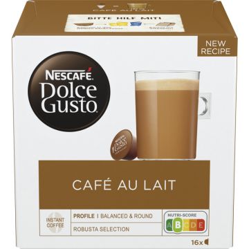 NESCAFE DOLCE GUSTO Cafe au Lait 16 Kapseln 160g-7613033174704