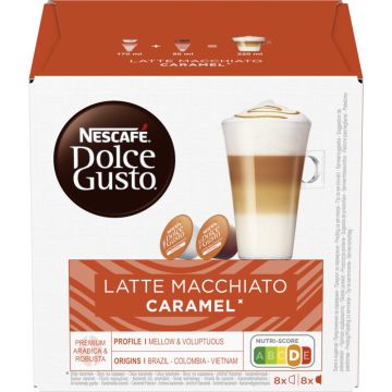 NESCAFE DOLCE GUSTO Latte Macchiato Caramel 16 Kapseln 145,6g-7613037788884