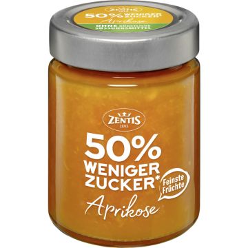 Zentis 50% weniger Zucker, Fruchtaufstrich, Aprikose 195g-42388975