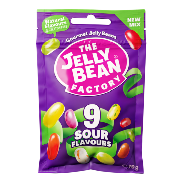  Jelly Bean Factory Super Sours 70g Beutel-8713800139246