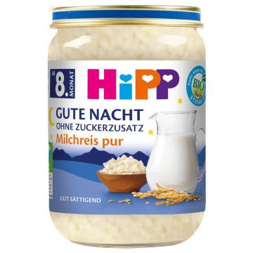 HiPP Bio Gute Nacht, Milchreis pur, 190g-4062300265295