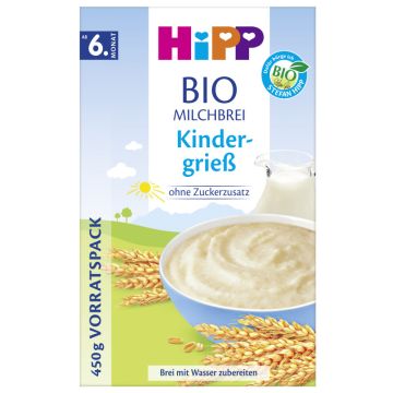 HiPP Kindergrieß, Vorratspackung (2x225g) 450g-4062300392274