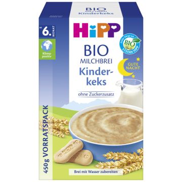 HiPP Gute-Nacht-Brei Kinderkeks, Vorratspackung (2x225g) 450g-4062300392366