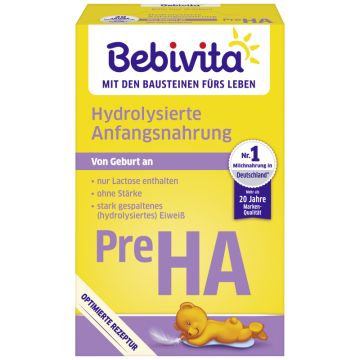 Bebivita Hydrolysierte Anfangsnahrung Pre HA, 500g-4018852029762