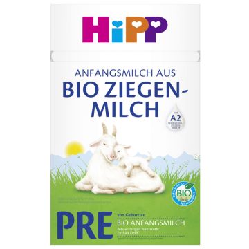 HiPP Milchnahrung Pre Anfangsmilch aus Bio Ziegenmilch, 400g-4062300417311