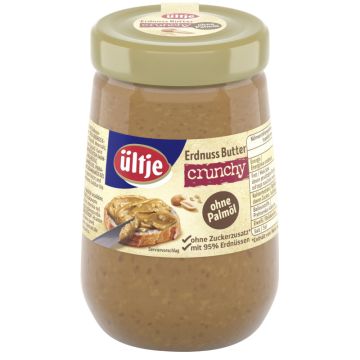 ültje Erdnussbutter crunchy 340g Glas-4004980896802