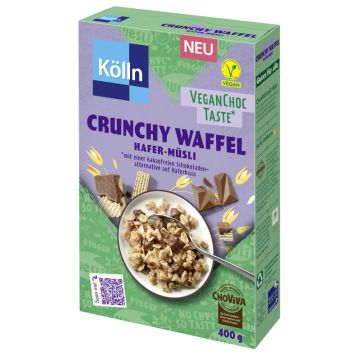 Kölln Müsli Crunchy Waffel 400g kakaofrei VEGAN 400g-4000540023206