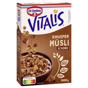 Dr. Oetker Vitalis Knuspermüsli Schoko 1500g-4000521664305