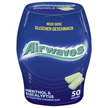 Wrigley's AIRWAVES Dose Menthol & Eucalyptus 70g-4009900538718