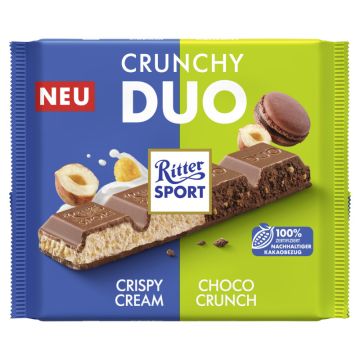 Ritter Sport Crunchy Duo Tafel 218g-4000417663016