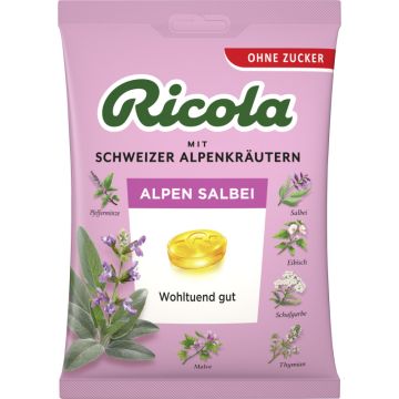 Ricola Alpen Salbei ohne Zucker 75g-7610700945117