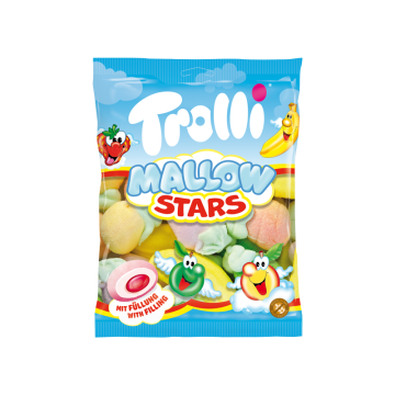 Trolli Mallow Stars 150g-4000512015215