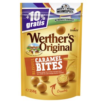 Werther’s Original Blissful Caramel Bites Crunchy 154g-4014400935776