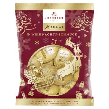 Niederegger Weihnachts-Schmuck Nougat, Baumbehang im Beutel 110g-4000161750086