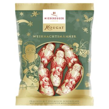 Niederegger Nougat Weihnachtsmänner im Beutel 87g-4000161210689