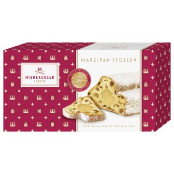 Niederegger Marzipan Stollen (Rot) 500g-4000161770800