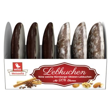 Weiss Oblatenlebkuchen "Weissella" 2fach 200g-4003160219103