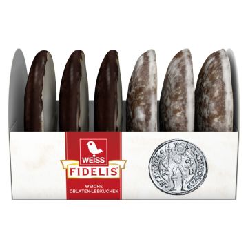 Weiss Oblatenlebkuchen "Fidelis" 2fach 200g-4003803217305