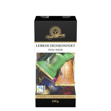 Henry Lambertz Lebkuchenkonfekt Petits Soleils Geschenkcubus 240g-4006894184402