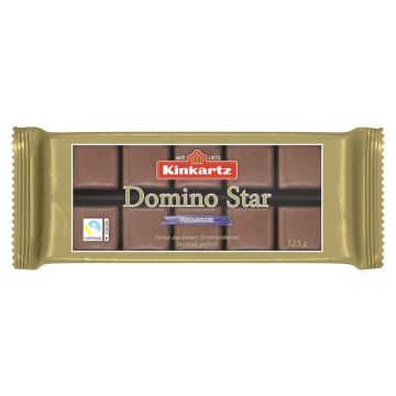 Kinkartz Domino Vollmilch "Domino-Star" 125g-4035900076202