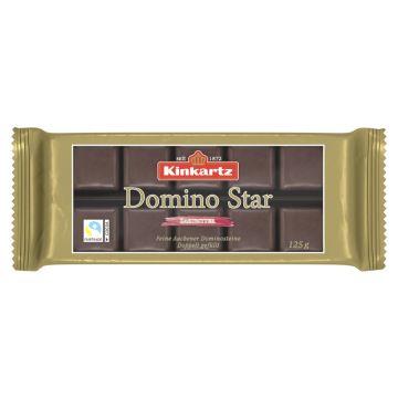 Kinkartz Domino Zartbitter "Domino-Star" 125g-4035900404104