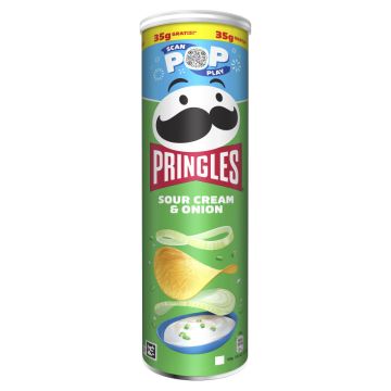 Pringles SOUR CREAM & ONION 165g+35g = 200g-5053990154555