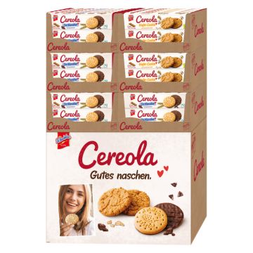 De Beukelaer Cereola 56 x Klassik / 28 x Hafer 84x150g Mix-Bodenaufsteller-4001518116906