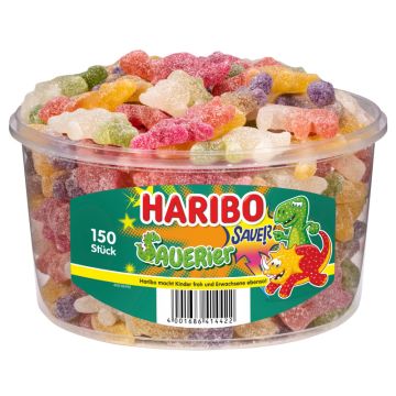 Haribo Suessware Fruchtgummi  Sauerier 1,350kg-4001686414422