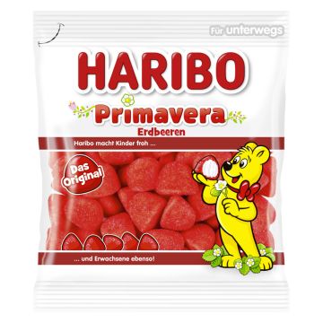 Haribo Primavera Erdbeeren 100g-4001686405154