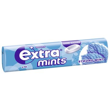 Wrigley Extra Mints Strong Mint 16 Dragees = 28g-42101697