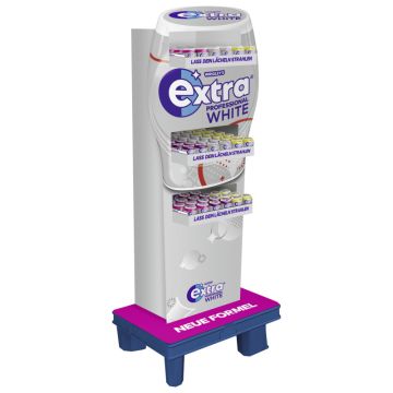 Wrigley Extra PROFESSIONAL White Dose 4 Varietäten 96 Verbrauchseinheiten (1/4 Palette) 6,720kg-5000159552707