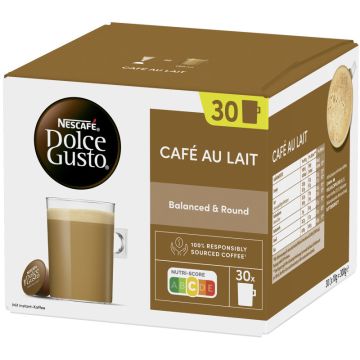 NESCAFE DOLCE GUSTO Cafe Au Lait 30 Capsule = 300g Vorratspack-7613034365774