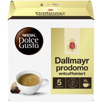 DOLCE GUSTO DALLMAYR Prodomo entcoffeiniert 16 Capsule = 128g-8445290310576