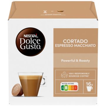 NESCAFE DOLCE GUSTO Cortado Espresso Macchiato 16 Capsule = 100,8g 100,8g-7613032827014