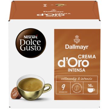 DOLCE GUSTO DALLMAYR Crema d'Oro Intensa 16 Capsule = 112g-7613038642024