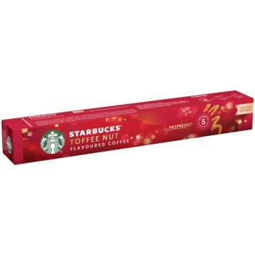 STARBUCKS TOFFEE NUT LATTE by NESPRESSO 10 Capsule = 51g-8445290453150