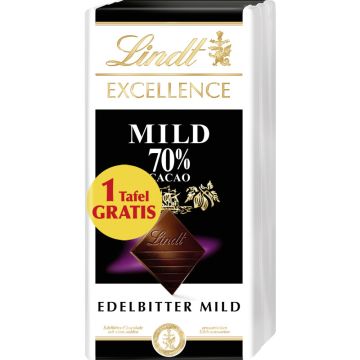 Lindt Excellence Mild 70% 3er Tafeln Genusswochen 300g-4000539112782