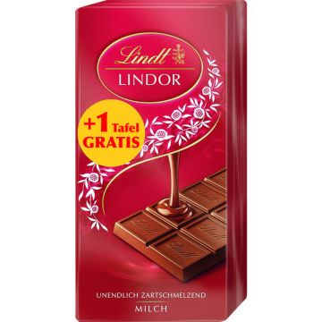 Lindt Lindor Milch 3er Tafeln Genusswochen 300g-4000539112768