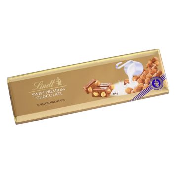 Lindt Vollmilch-Nuss Tafel  300g-7610400100052