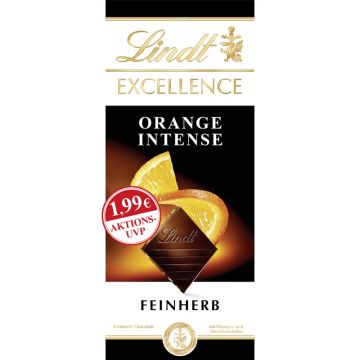 Lindt EXCELLENCE Orange PP 100g-7610400099899