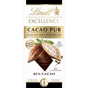 Lindt Excellence Cacao Pur 80g-7610400097208